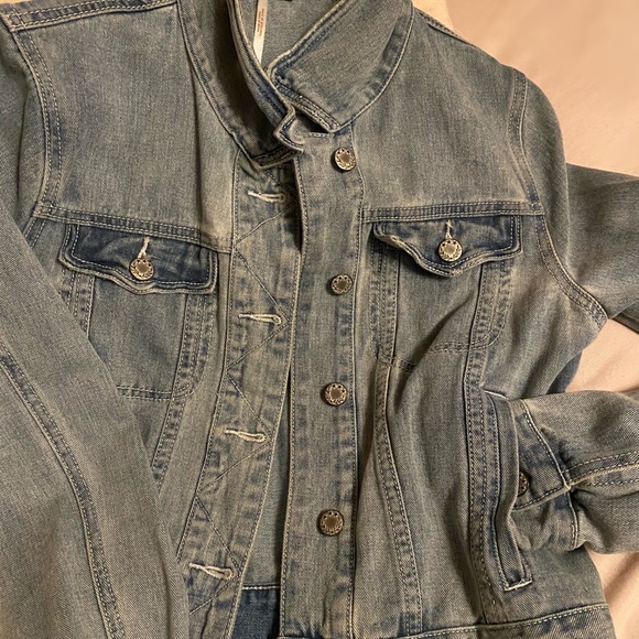 Free People denim jacket - Picture 2 of 5